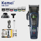 Kemei 2381 Professionele Trimmer Set - 10000 RPM, LED Display, Draadloos