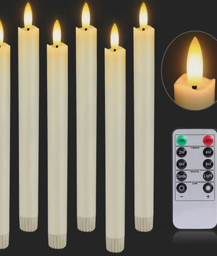 Set LED Kaarsen 12-120 Stuks - Flakkerend Vlam Effect, Afstandsbediening, Batterij, Decoratie