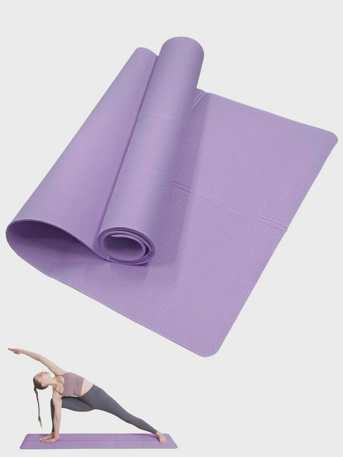 Antislip Yoga & Pilates Mat - 3mm, 4mm of 6mm Dik - Comfortabel & Duurzaam