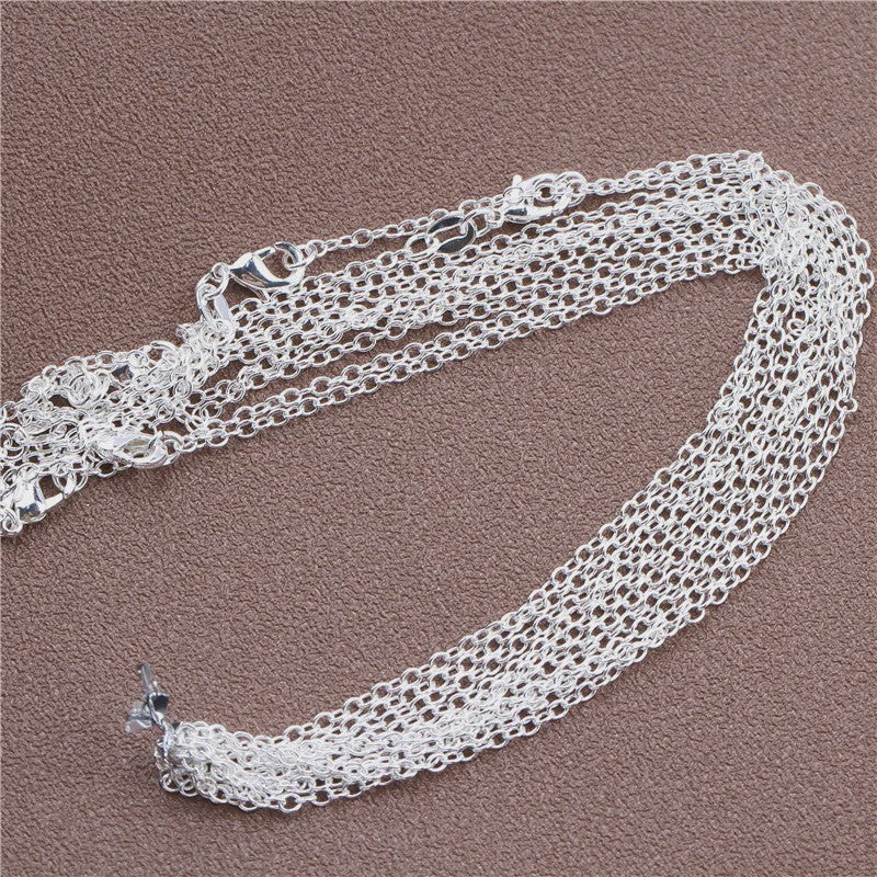 925 Sterling Zilveren Kettingen: Rolo, Figaro & Meer (16-30 Inch)
