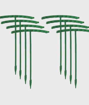 Plantensteun Stokken Set - Groen Plastic - Voor Bloemen & Planten