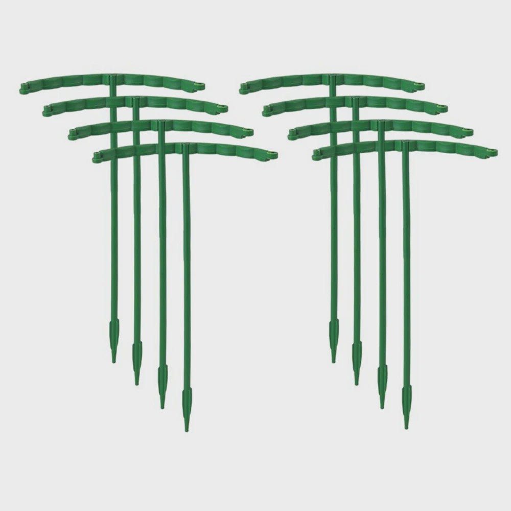 Plantensteun Stokken Set - Groen Plastic - Voor Bloemen & Planten