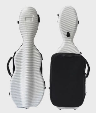 Luxe Carbon Fiber Vioolkoffer - Lichtgewicht & Duurzaam met Dubbele Draagband
