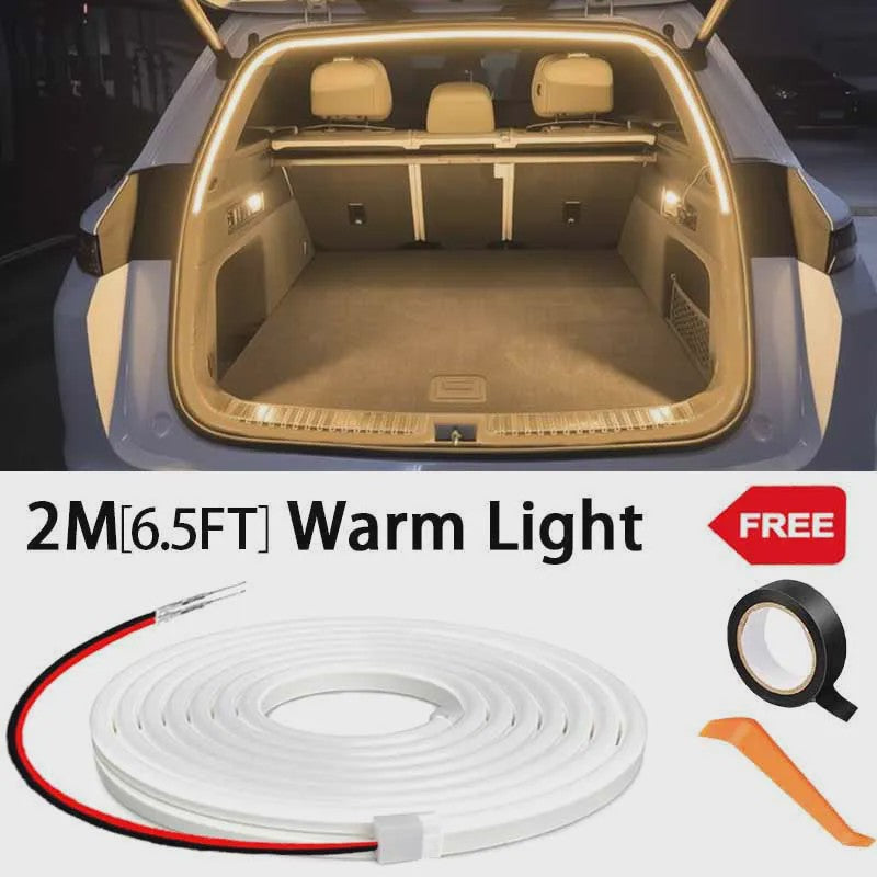 Automatisch Sensende Kofferbak LED Strip - Sfeerverlichting met Draadloze Installatie
