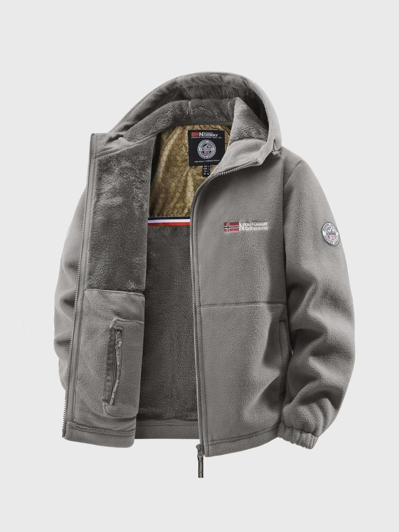Heren Outdoor Jas met Capuchon - Veelzijdige Winterjas voor Dagelijks Gebruik en Reizen