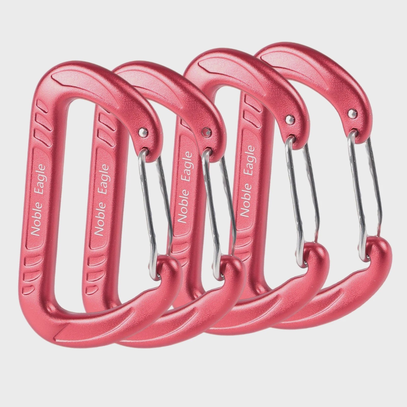 15kN Aluminium D-ring Karabiners Set - Zwaar, Lichtgewicht voor Outdoor & Camping
