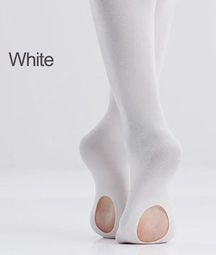 Professionele Ballet Tights voor Dames en Meisjes - 60D Microfiber, Convertible & Naadloos