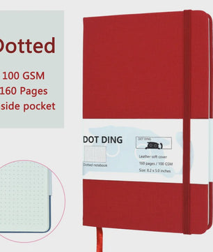 A5 Dotted Notebook met Hardcover en 100 GSM Papier - Ideaal voor Studenten, Kantoor en School