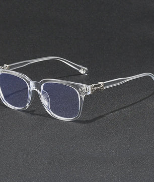 BEAU FIVE Retro Vierkante Computer Bril met Anti-Blauw Licht Filter - Trendy & Hoge Kwaliteit (Model F114)