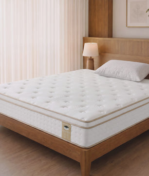 SKSBTF Hybride Pocketvering Matras - 25cm Dik, Ademend & Geluidsisolerend