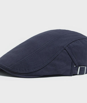 Klassieke Heren Baret - Stijlvolle Vintage Katoenen Pet met Vizier