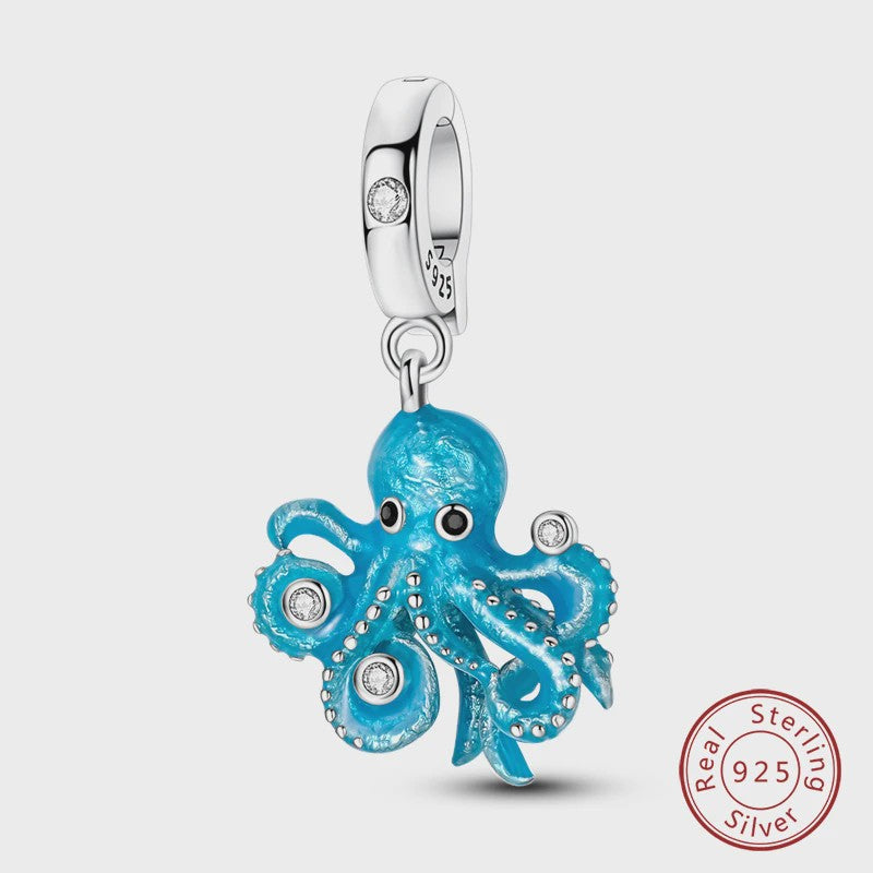 925 Sterling Zilver Charms: Walvishaai, Zeepaardje & Dolfijn - Luminous DIY Sieraden & Cadeaus