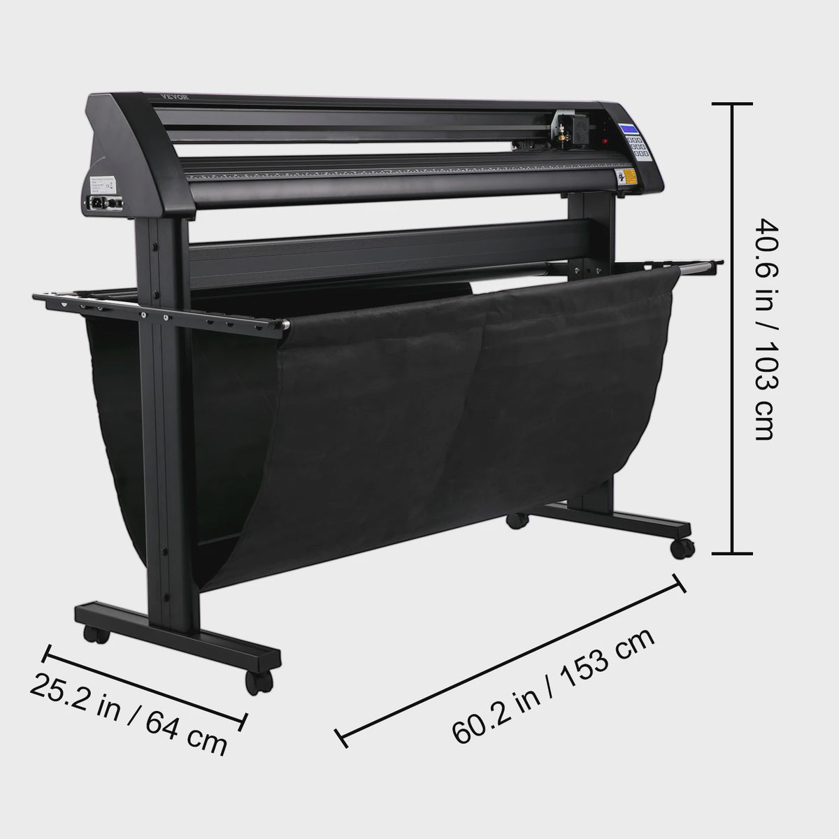 SucceBuy Vinyl Cutter Plotter 28-53 Inch met LCD, Stand en SIGNMASTER Software