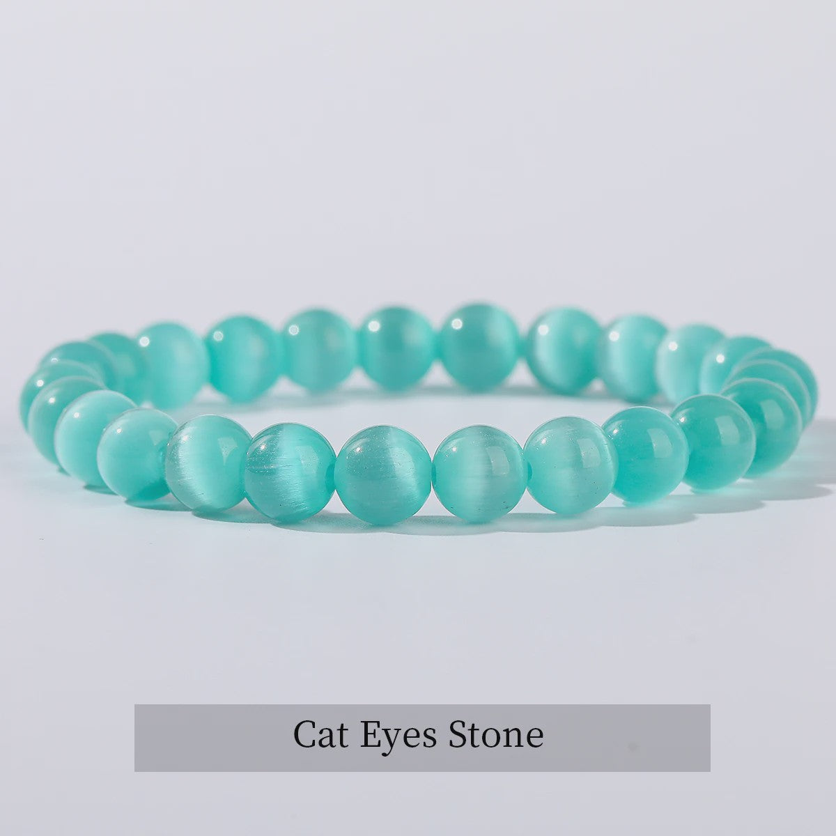 Natuurstenen Armband Dames - Elastisch, Blauw, Yoga & Healing Sieraden