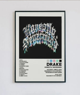 Drake Album Cover Posters - Canvas Muurdecoratie