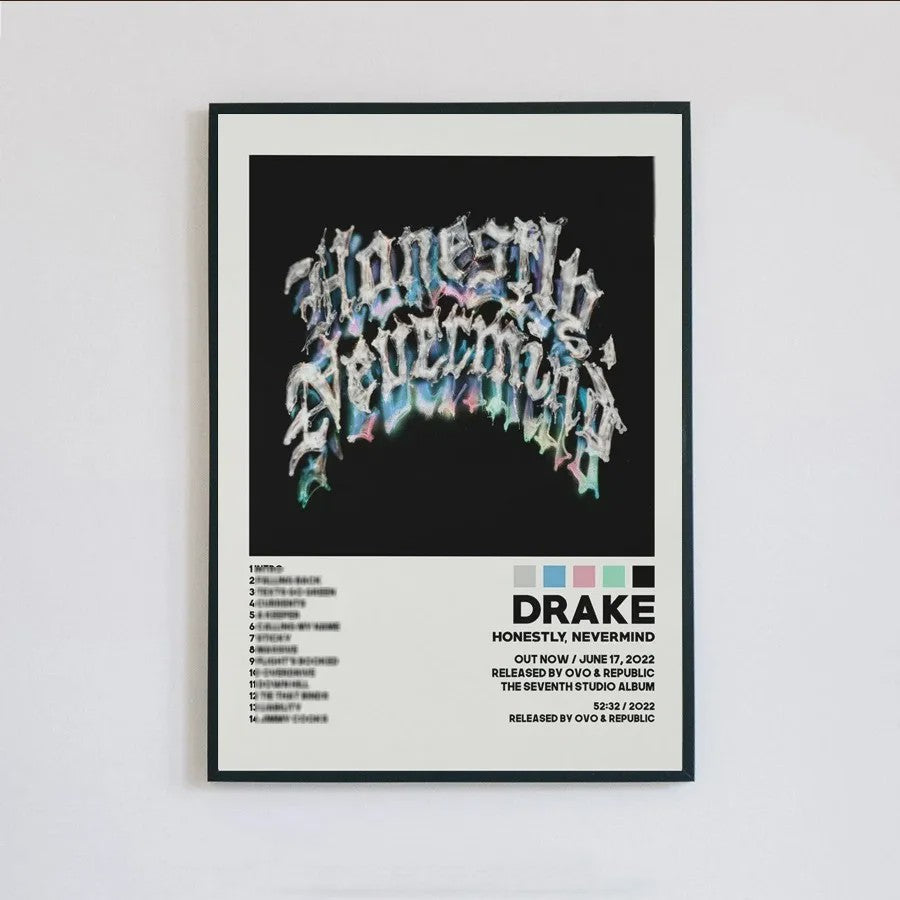 Drake Album Cover Posters - Canvas Muurdecoratie