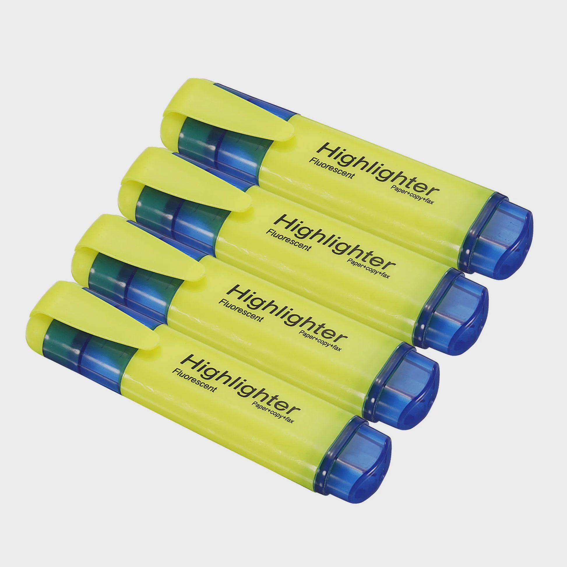 Set van 4 of 6 Fluorescerende Highlighters met Brede Stift - Ideaal voor Tekenen, Markeren en Kantoor
