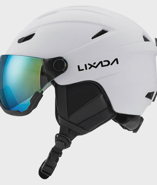 LIXADA Skihelm en Snowboardhelm met Geïntegreerd Vizier voor Dames en Heren