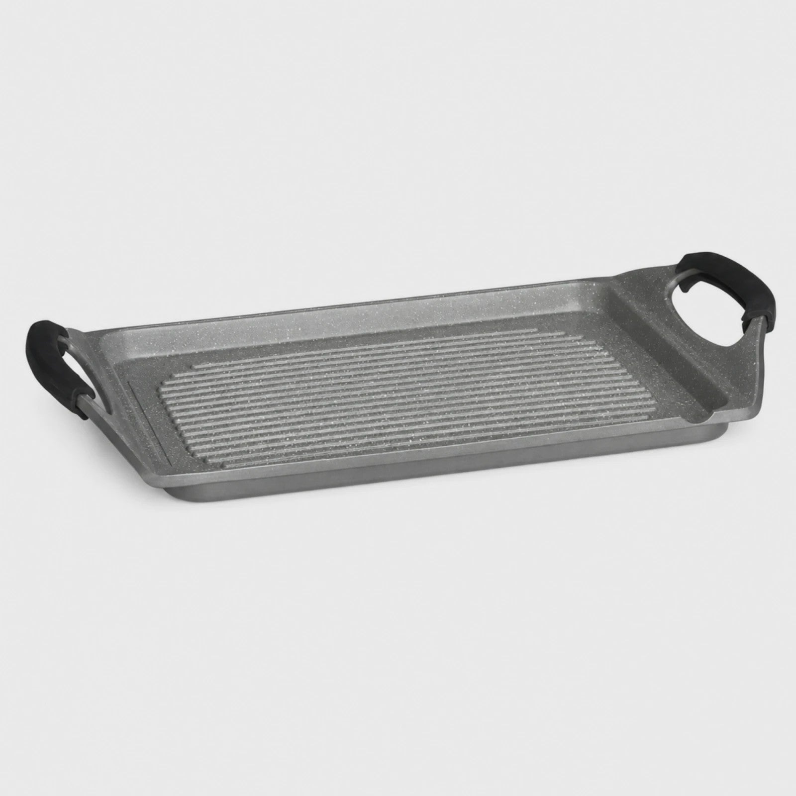 Rechthoekige Grillpan met Anti-aanbaklaag - Geschikt voor Gas, Inductie & Elektrisch