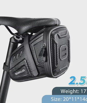 Waterdichte Fiets Zadel Tas met Reflecterende Strepen & Slimme Verlichting