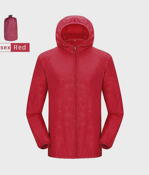 Unisex Winddichte & Waterdichte Outdoor Jas - Sneldrogend & UV-beschermend