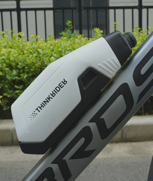 ThinkRider Aerodynamische Fietsbidon 650ml met Framehouder - Lichtgewicht & Snel Drinken