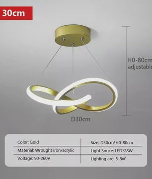 Moderne Scandinavische LED Plafondlamp - Stijlvolle Hanglamp voor Woonkamer, Eetkamer & Slaapkamer
