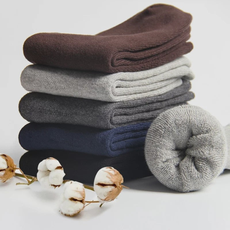 5 Paar Super Dikke Thermosokken Heren & Dames - Winter Warm & Anti-Koud