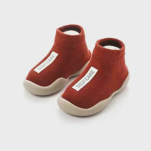 Zachte Babyschoentjes Sokken - Antislip Loopzool voor Eerste Stapjes