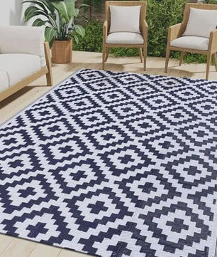 Omkeerbaar Waterdicht Buitentapijt - Ideaal voor Terras, Camping & RV