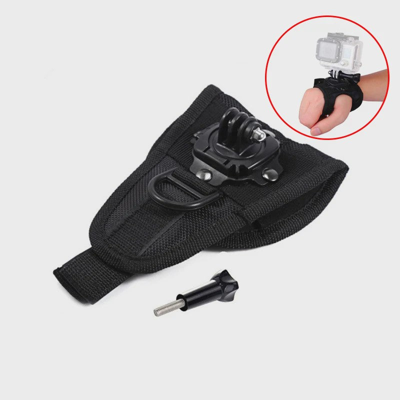 360° Roteerbare Handpolsband Mount voor GoPro & DJI Action Camera's