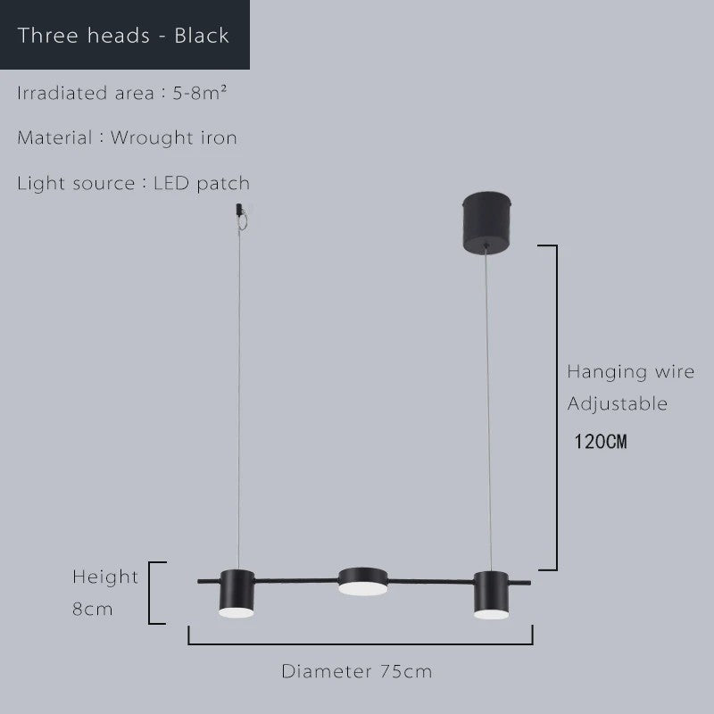 Moderne LED Plafondlamp - Dimbare Hanglamp voor Eetkamer, Keuken & Woonkamer