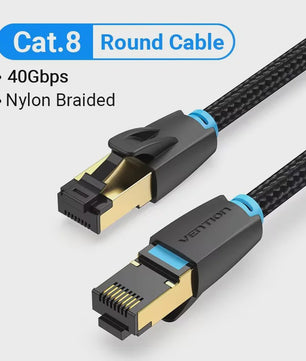 Vention Cat8 Ethernet Kabel SFTP 40Gbps 2000MHz - Razendsnel Internet & Gaming