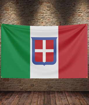 Italiaanse Vlag Wanddecoratie - Enkelzijdig Bedrukt