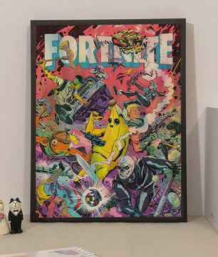 Fortnite Game Poster - Decoratieve Muurkunst voor Fans