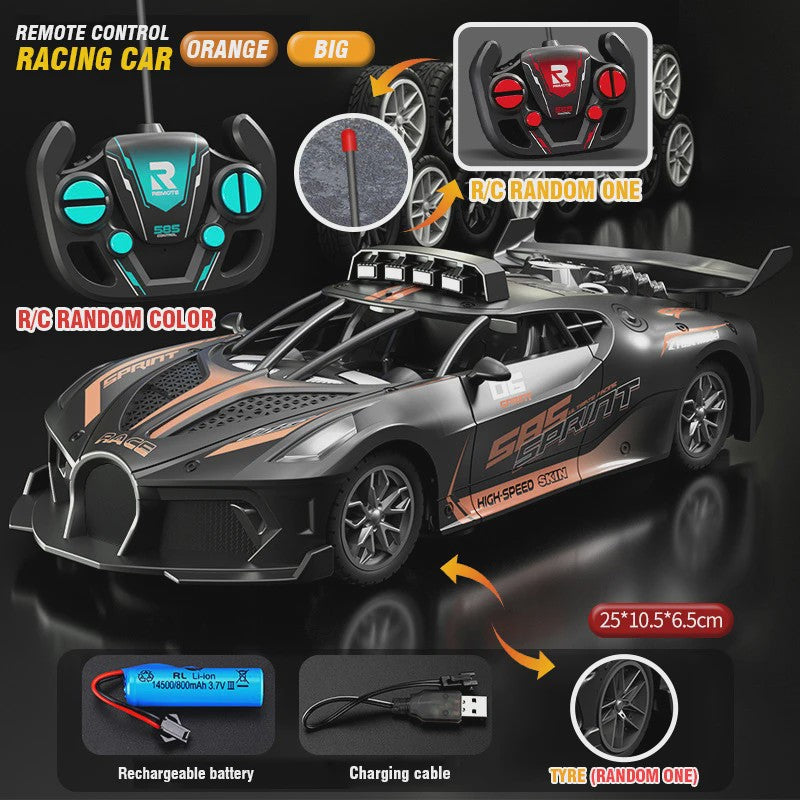 RC Drift Raceauto 4-Kanaals Hoge Snelheid Afstandsbediening Sportscar Speelgoed
