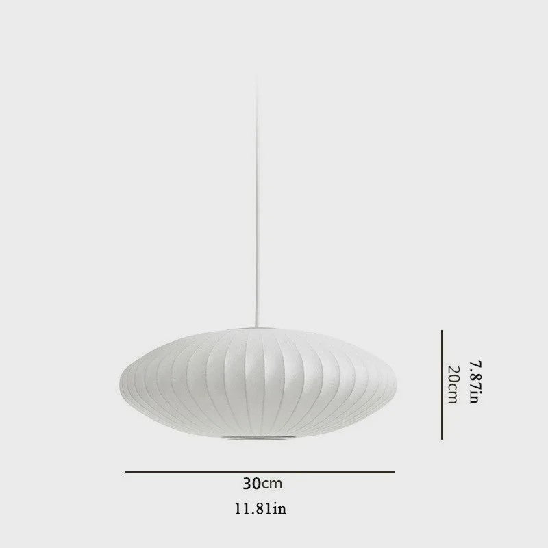 Wabi-Sabi Plafondlamp Zijde - Moderne Hanglamp voor Woonkamer & Restaurant