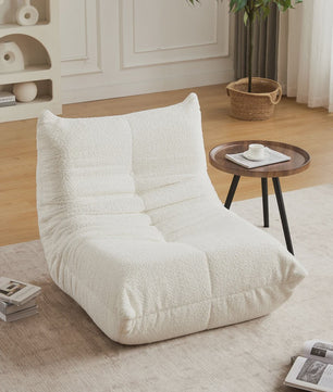 Moderne Chenille Togo Fauteuil - Comfortabele Lounge Stoel met Memory Foam