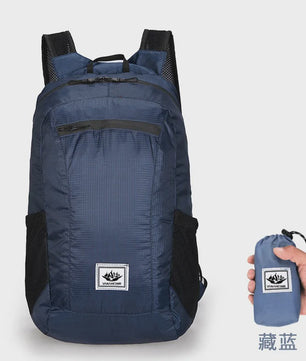 Opvouwbare Rugzak 20L - Ultralicht & Waterafstotend voor Wandelen, Fietsen en Reizen
