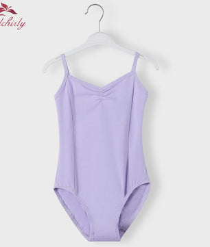 Meisjes Ballet Leotard met Bandjes - Katoen - Dans & Gymnastiek