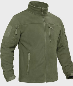 TACVASEN Heren Fleece Jas - Warm, Winddicht & Praktisch met Meerdere Zakken