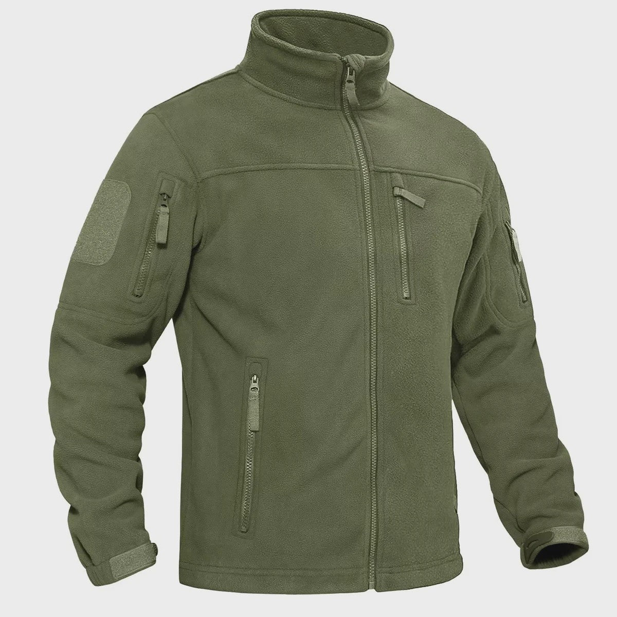 TACVASEN Heren Fleece Jas - Warm, Winddicht & Praktisch met Meerdere Zakken