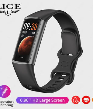 Smartwatch C68L: Fitness Tracker, Gezondheidsmonitor & Waterdichte Sport Armband voor Dames & Heren