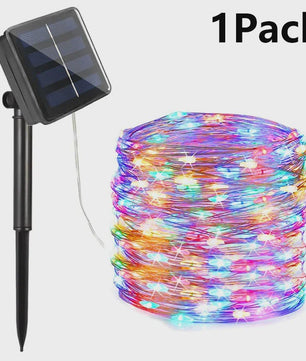 Solar LED Slinger Verlichting - Waterdicht & Sfeervol voor Tuin, Kerst & Feesten