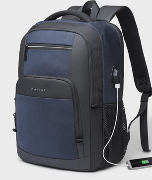 BANGE Waterdichte Laptop Rugzak 15.6 inch met USB Laadpoort - Multifunctioneel voor Reizen, School & Werk