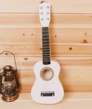 21-Inch Kinderklassieke Gitaar - Massief Hout, Hoge Klankkwaliteit, Kleurrijk Instrument Speelgoed