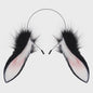 Pluche Konijnenoren Haarband - Feestelijk Accessoire voor Cosplay & Feesten