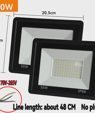 Dubbele LED Werkverlichting op Verstelbaar Statief - 200W/100W - IP66 Waterdicht