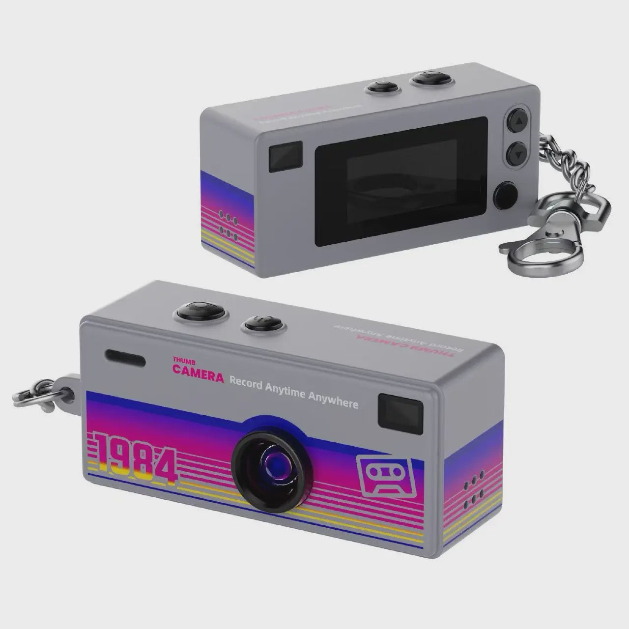 Mini Digitale Camera Sleutelhanger - 1080P HD Video & Foto's - Compact Retro Ontwerp