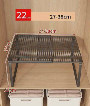 Uitschuifbare Garderobekast Planken Organizer - Stapelbaar & Verstelbaar